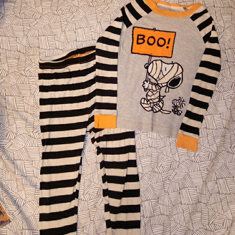 SNOOPY BOO PJ SET